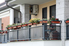 Pannelli per balconi in lamiera forata e stirata